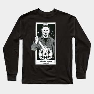 Tarot Michael Myers Long Sleeve T-Shirt